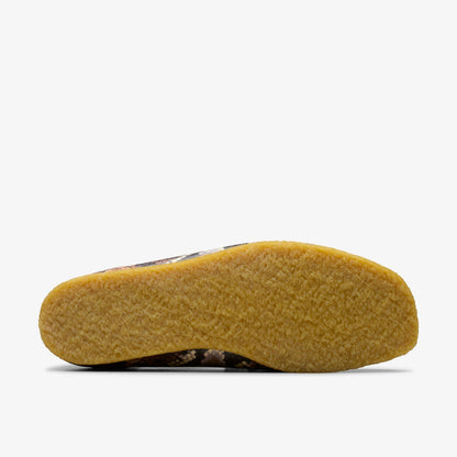 Wallabee Brown Snake Print - Clarks Men