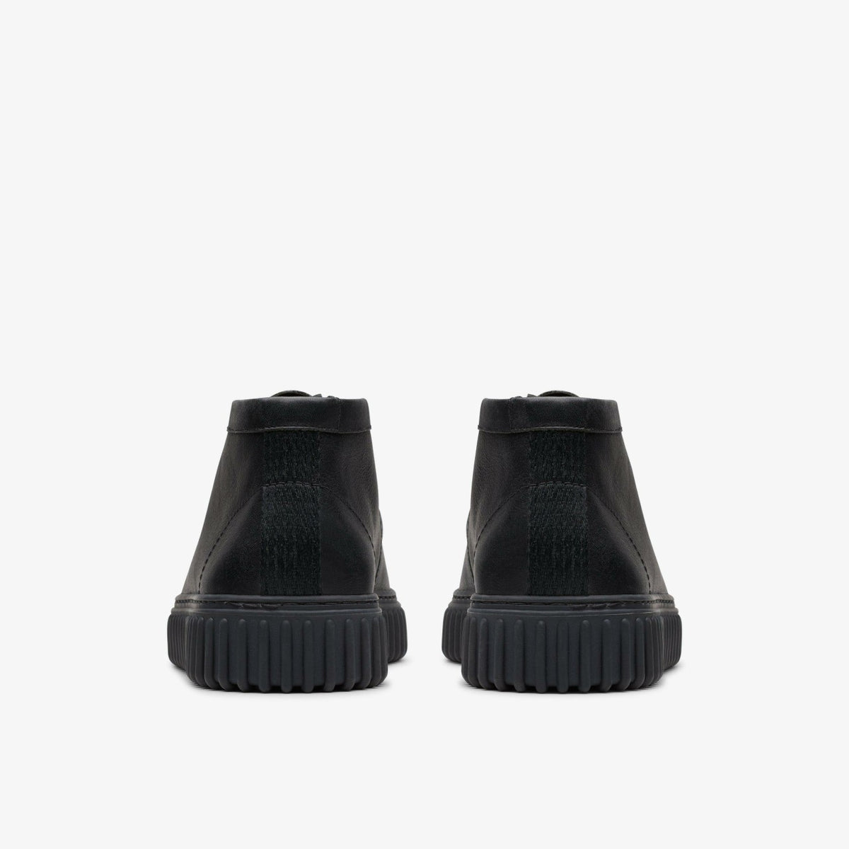Torhill Hi Black Leather - Clarks Men
