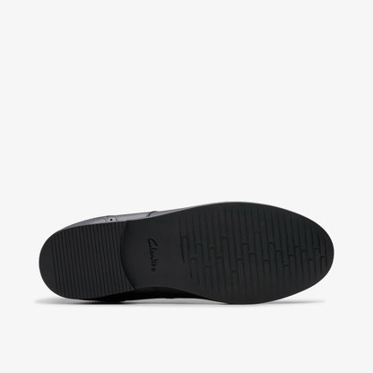 Finja Brogue Youth Black Leather - Clarks Kids