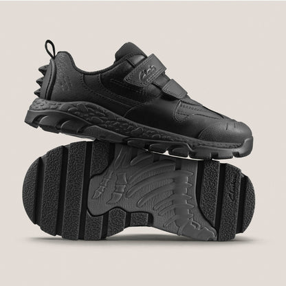 Steggy 2 Pace Kid Black Leather - Clarks Kids