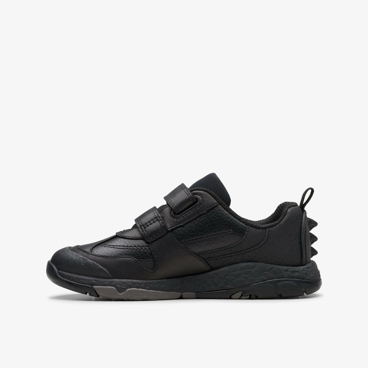 Steggy 2 Pace Kid Black Leather - Clarks Kids