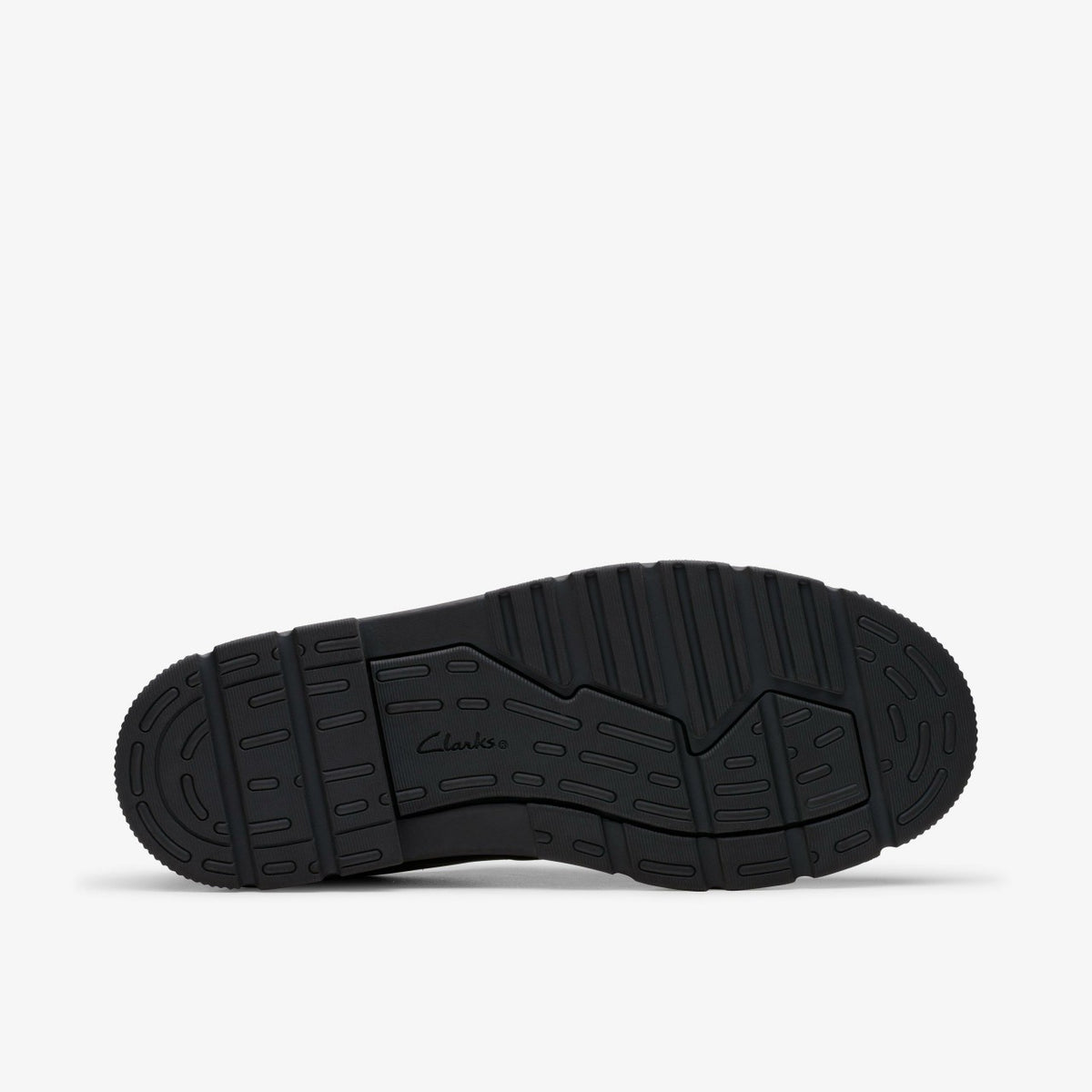 Lorcam Loop Youth Black Leather - Clarks Kids