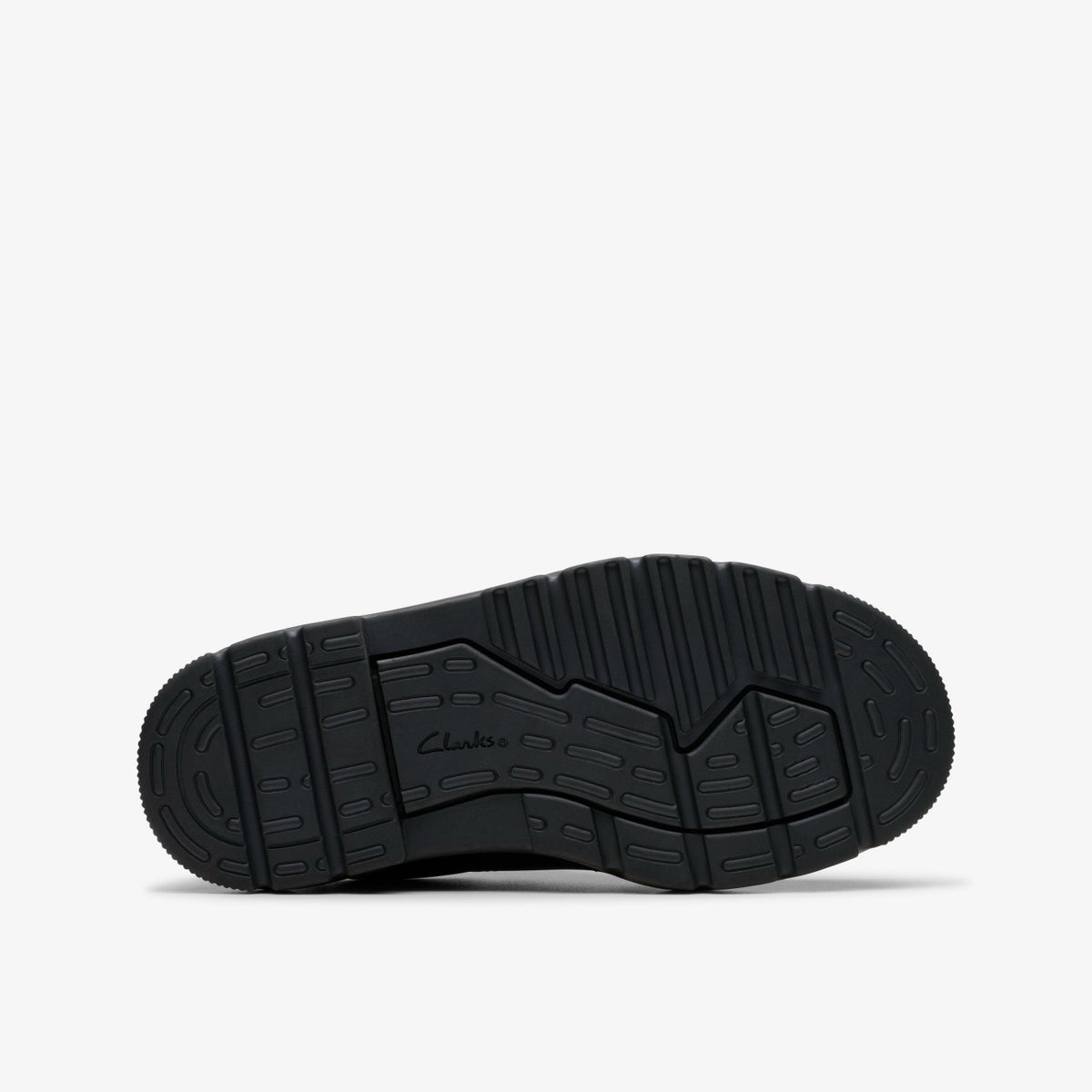 Lorcam Edge Kid Black Leather - Clarks Kids