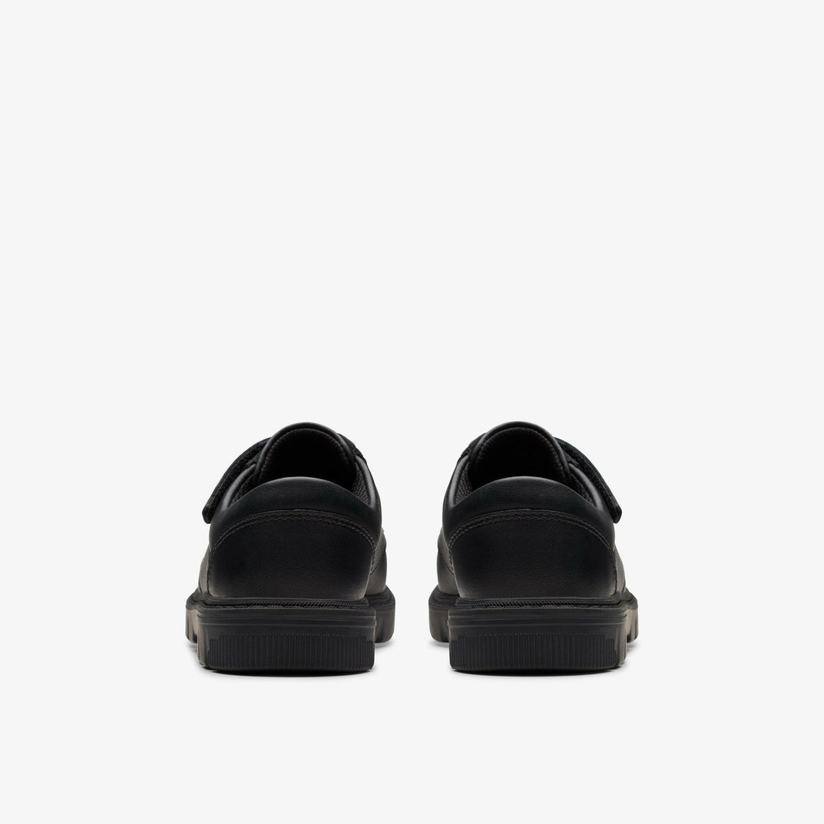 Lorcam Edge Kid Black Leather - Clarks Kids
