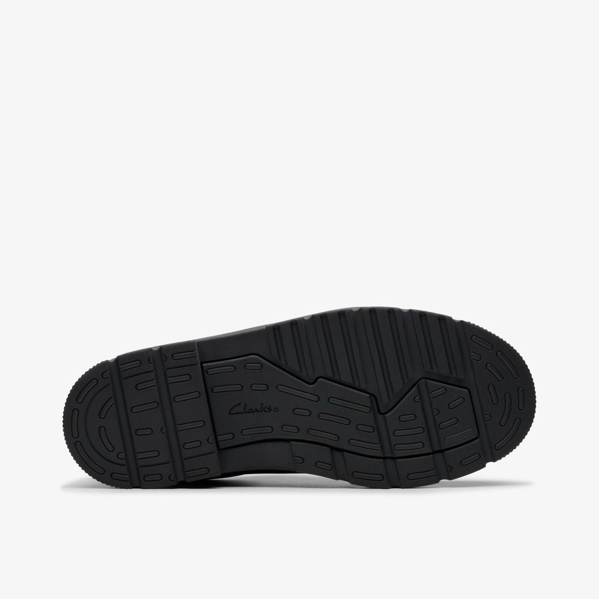 Lorcam Edge Youth Black Leather - Clarks Kids