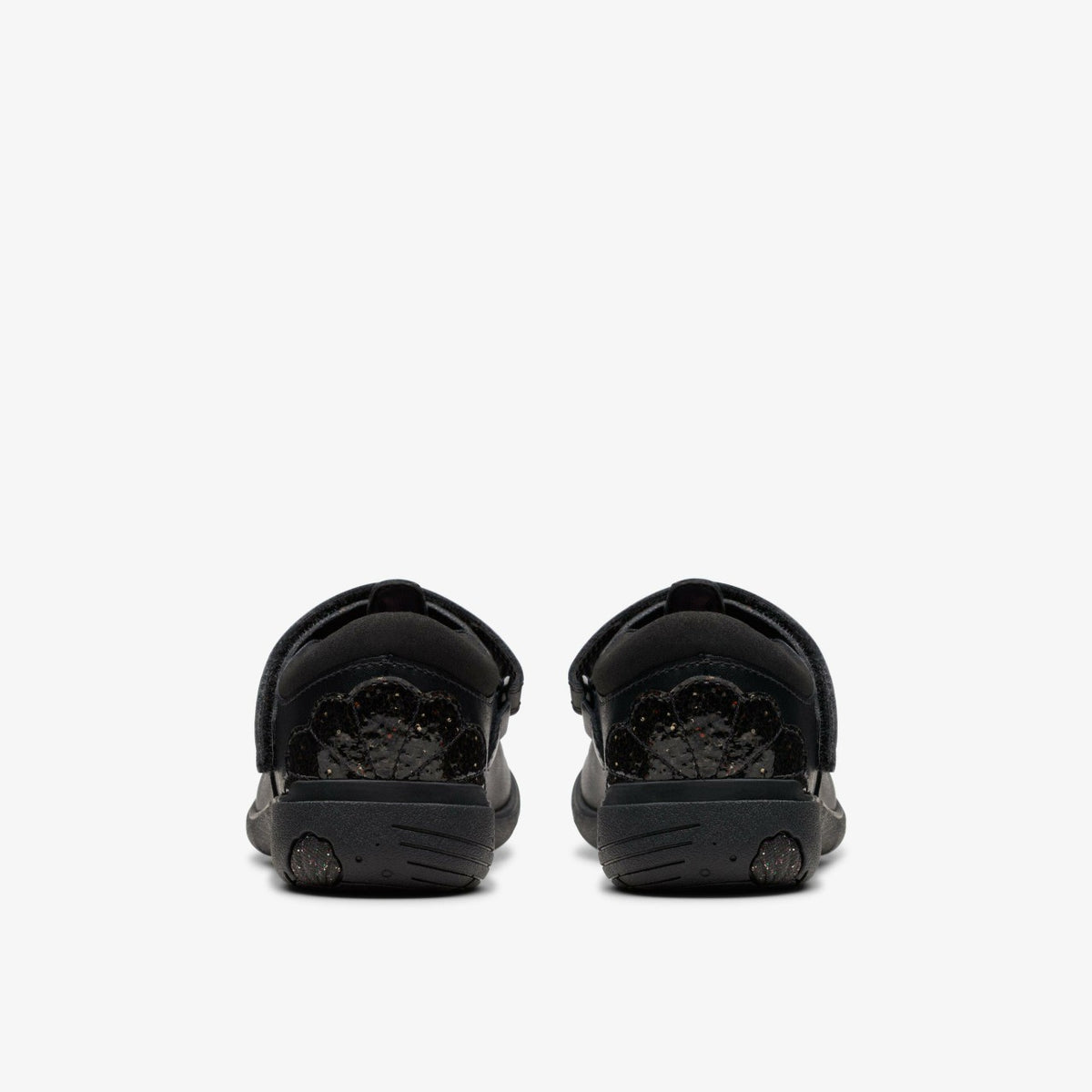 Relda Gem Kid Black Leather - Clarks Kids