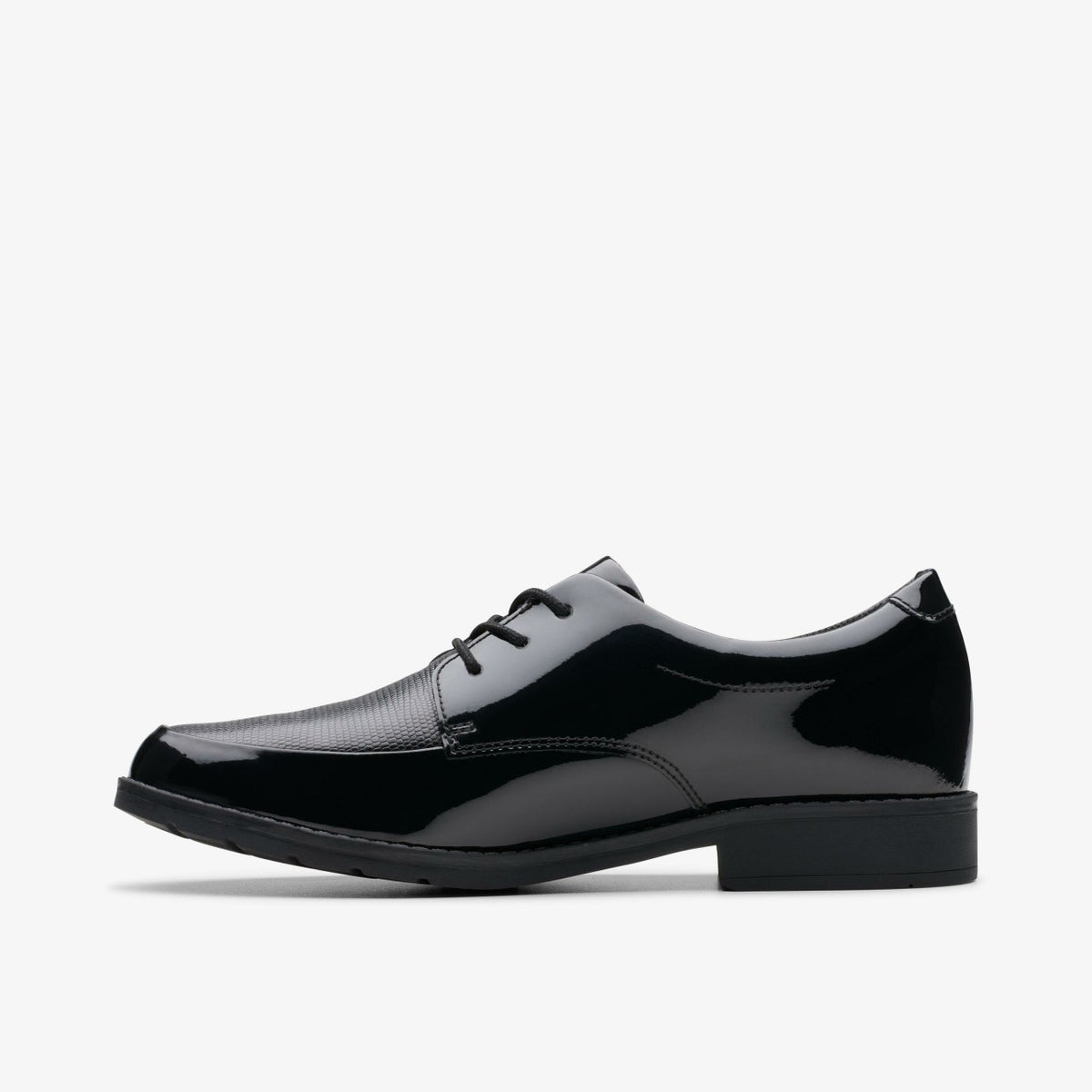 Aubrie Dress Youth Black Patent - Clarks Kids