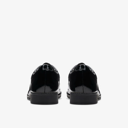 Aubrie Dress Youth Black Patent - Clarks Kids