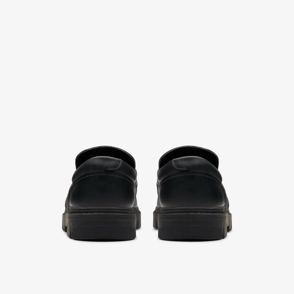 Lorcam Craft Youth Black Leather - Clarks Kids