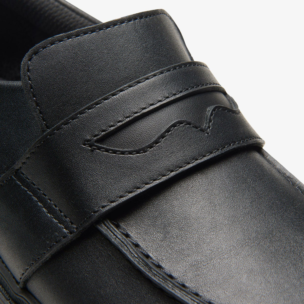 Lorcam Craft Youth Black Leather - Clarks Kids