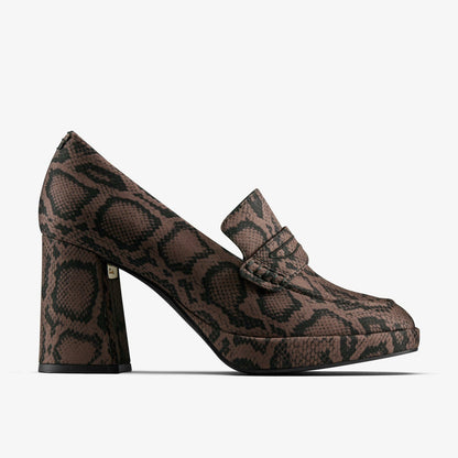 Martine Rose Loafer 2 Brown Textile - Clarks Women
