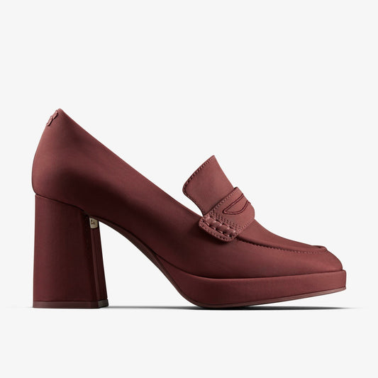 Martine Rose Loafer 2 Oxblood Textile - Clarks Women