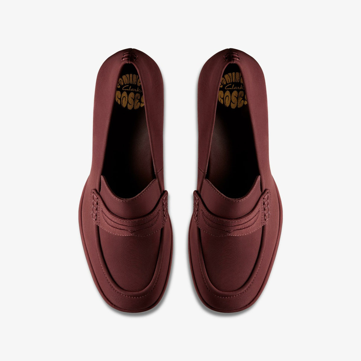 Martine Rose Loafer 2 Oxblood Textile - Clarks Women