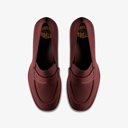 Martine Rose Loafer 2 Oxblood Textile - Clarks Women