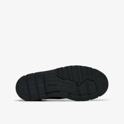 Lorcam Trail Older Black Leather - Clarks Kids