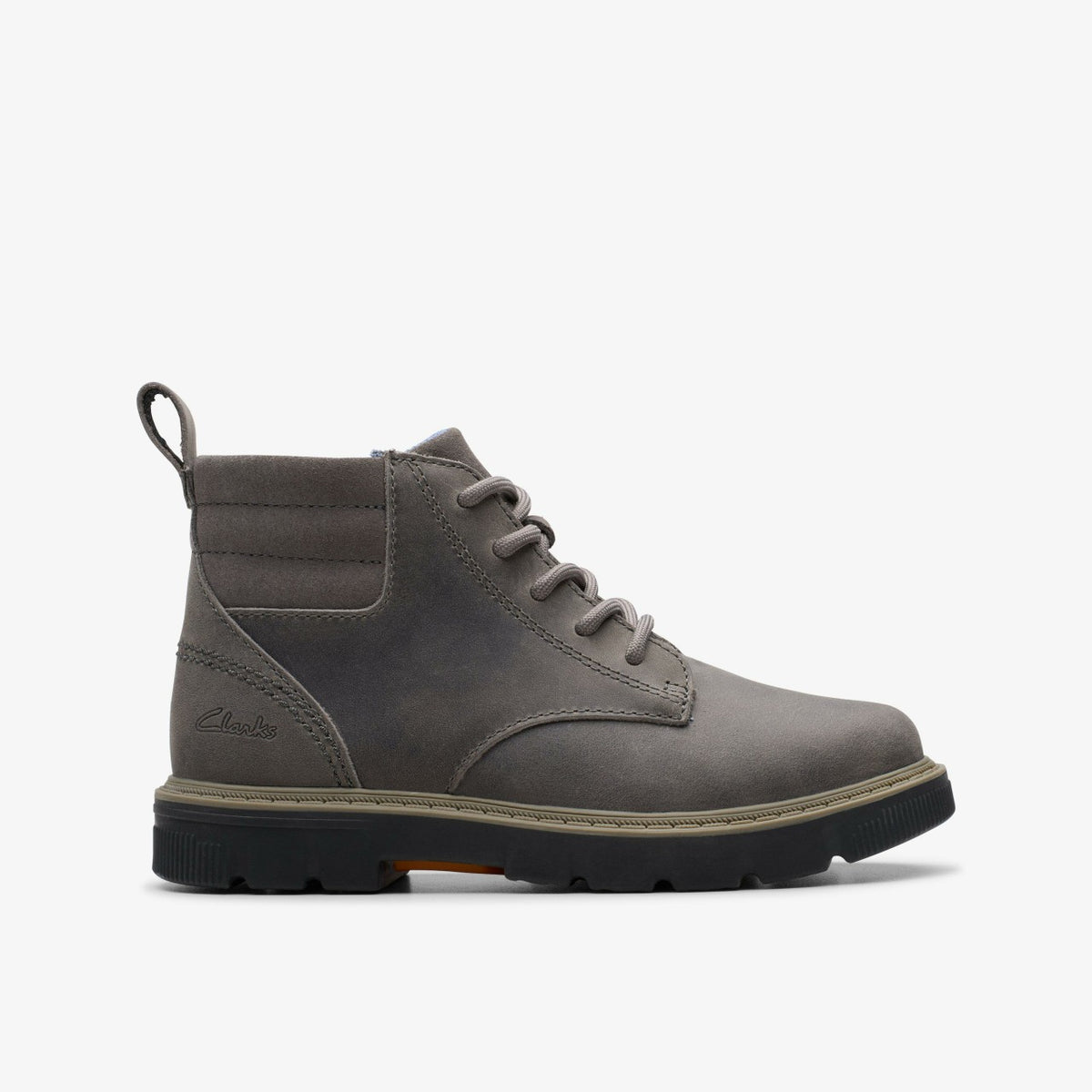 Lorcam Trail Older Dark Grey - Clarks Kids