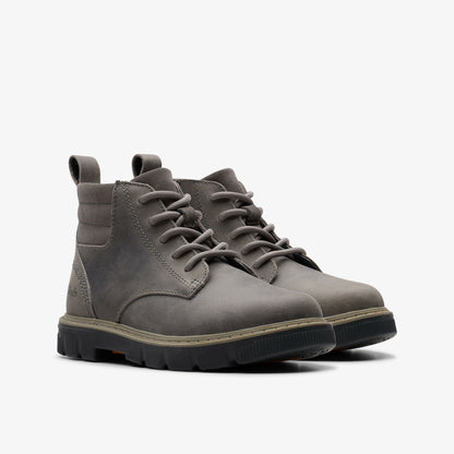 Lorcam Trail Older Dark Grey - Clarks Kids
