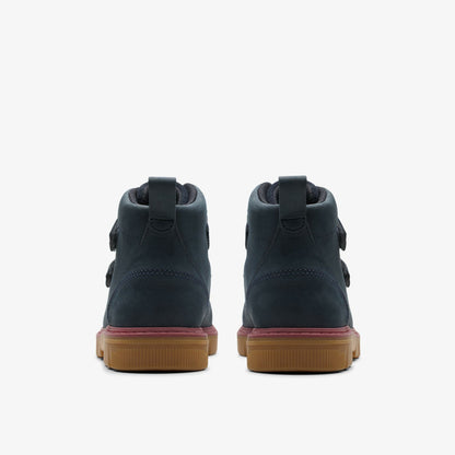 Lorcam Hi Older Navy - Clarks Kids