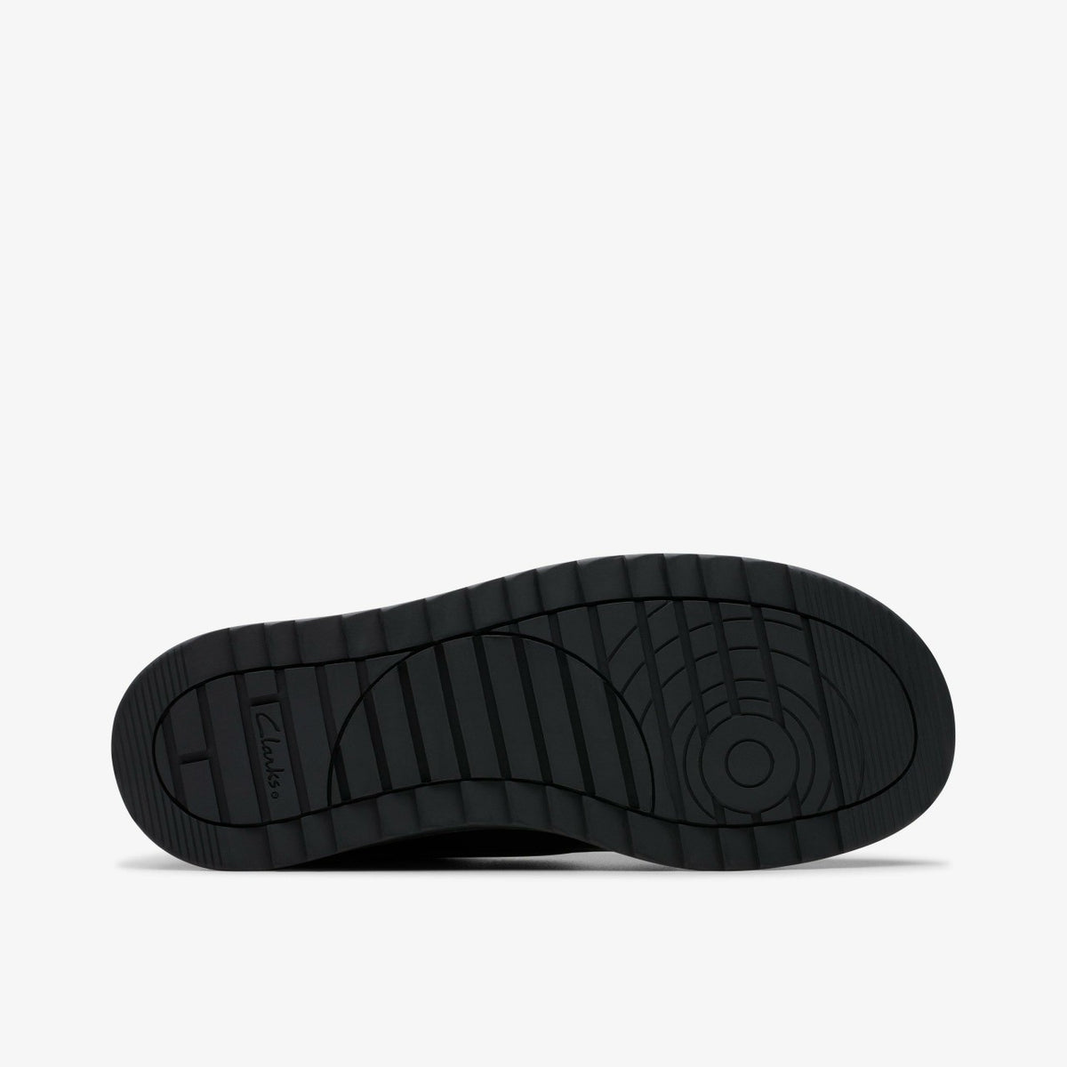Keelan Flare Youth Black Leather - Clarks Kids