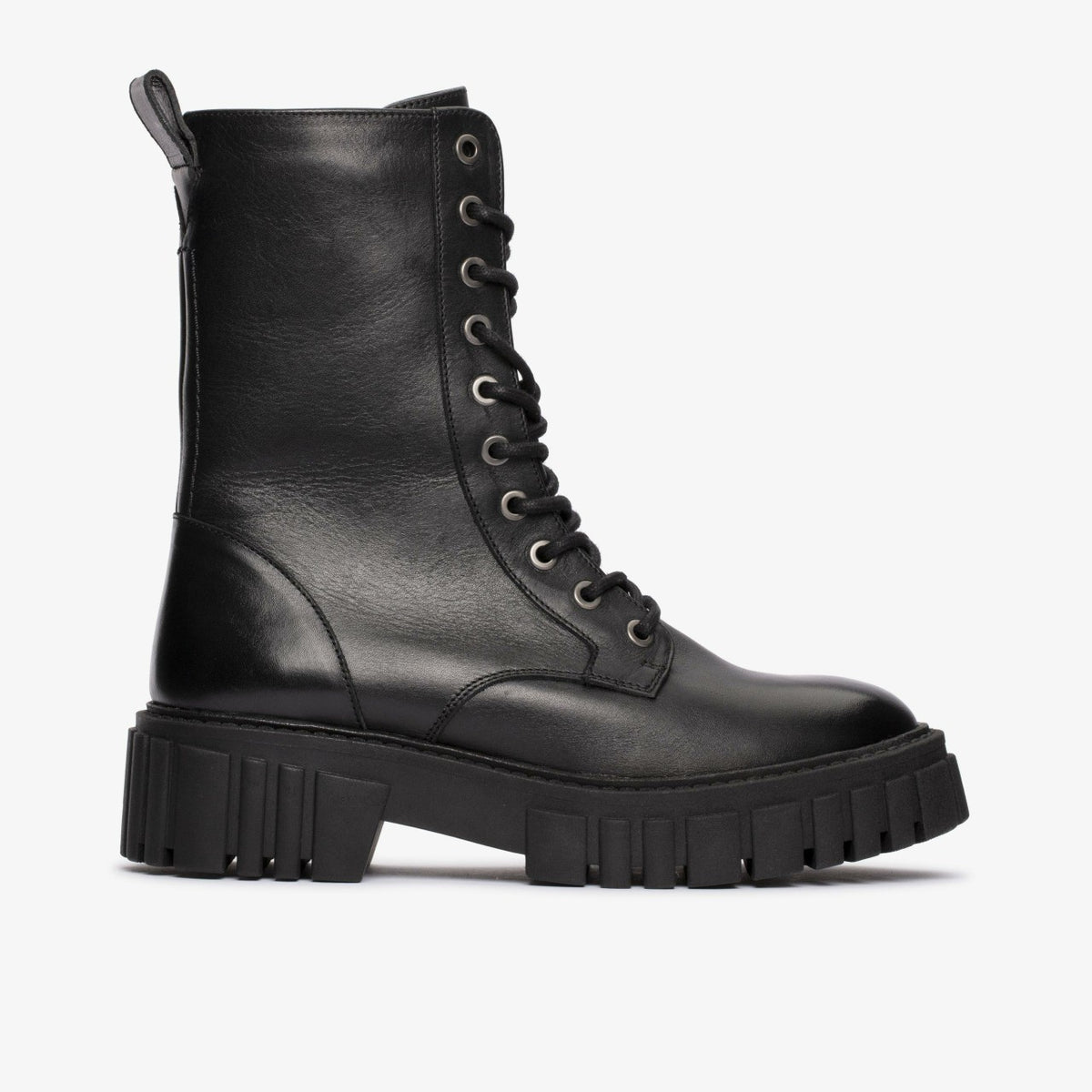 Page Lace Boot Black Leather - Clarks Women
