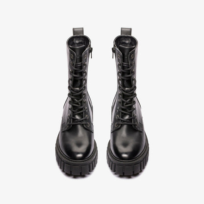 Page Lace Boot Black Leather - Clarks Women
