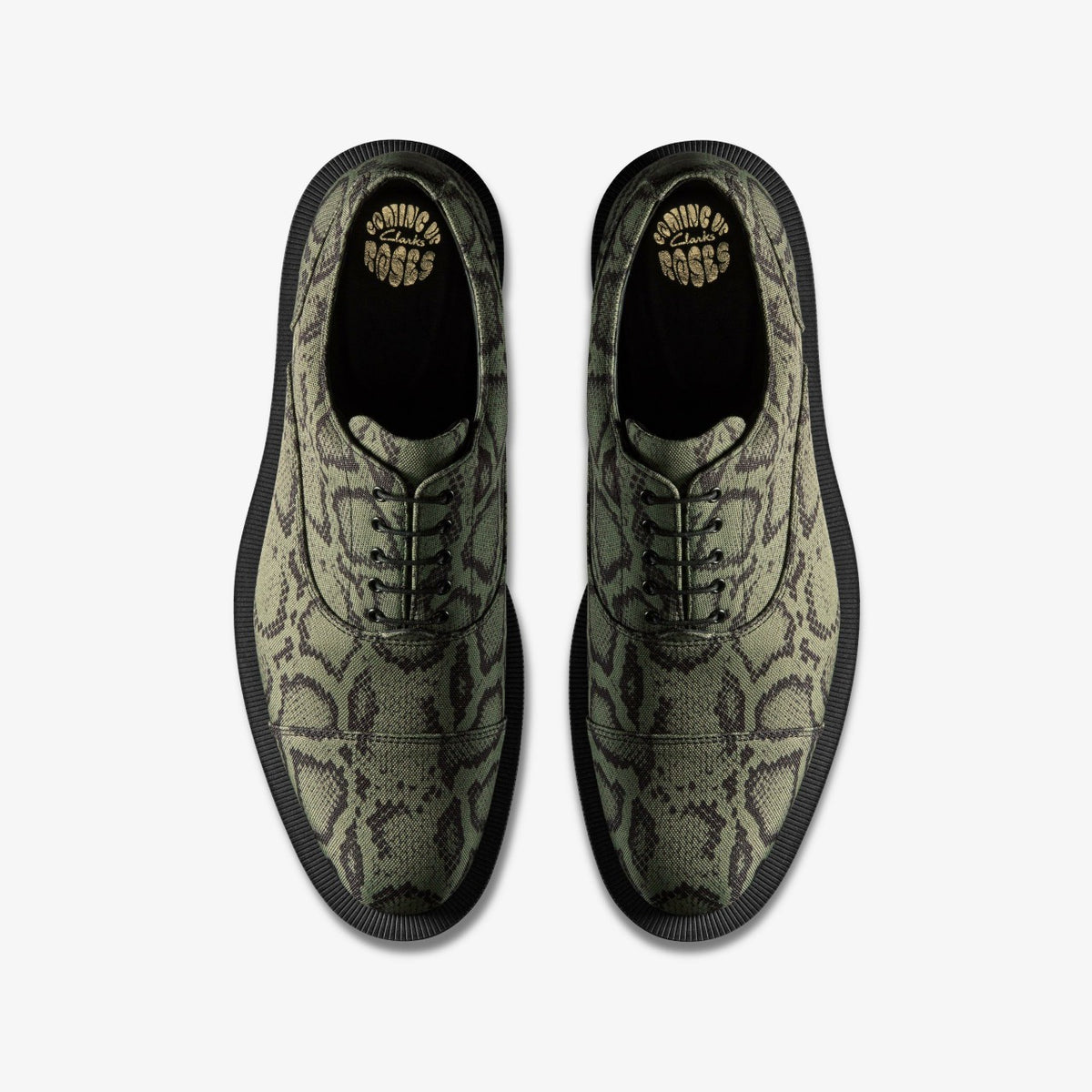 Martine Rose Oxford 2 Mens Green Textile - Clarks Men