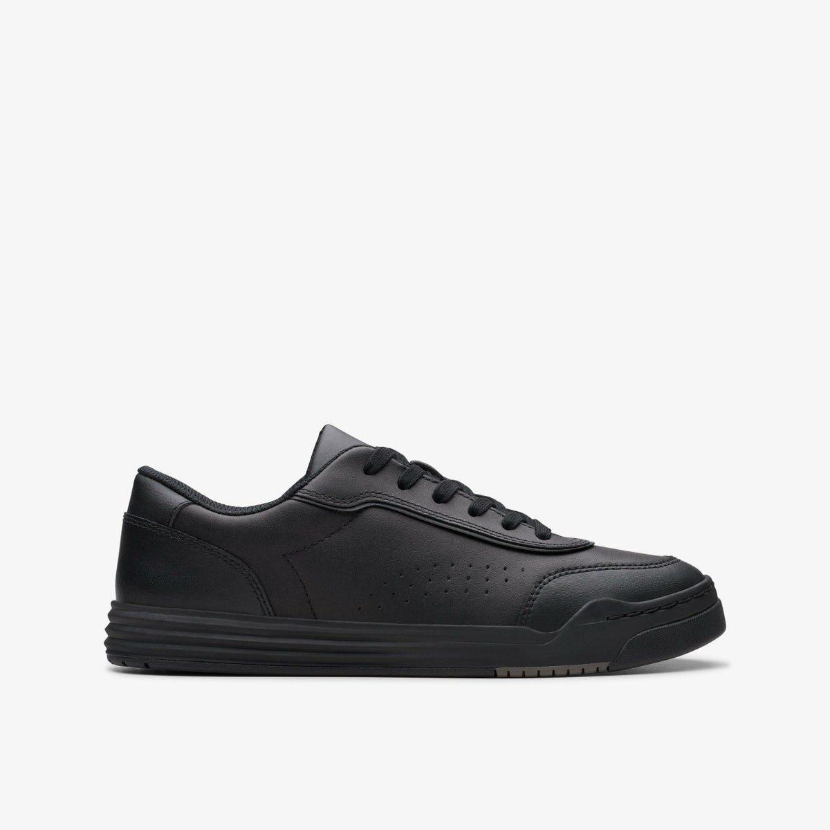 Urban Solo Older Black Leather - Clarks Kids