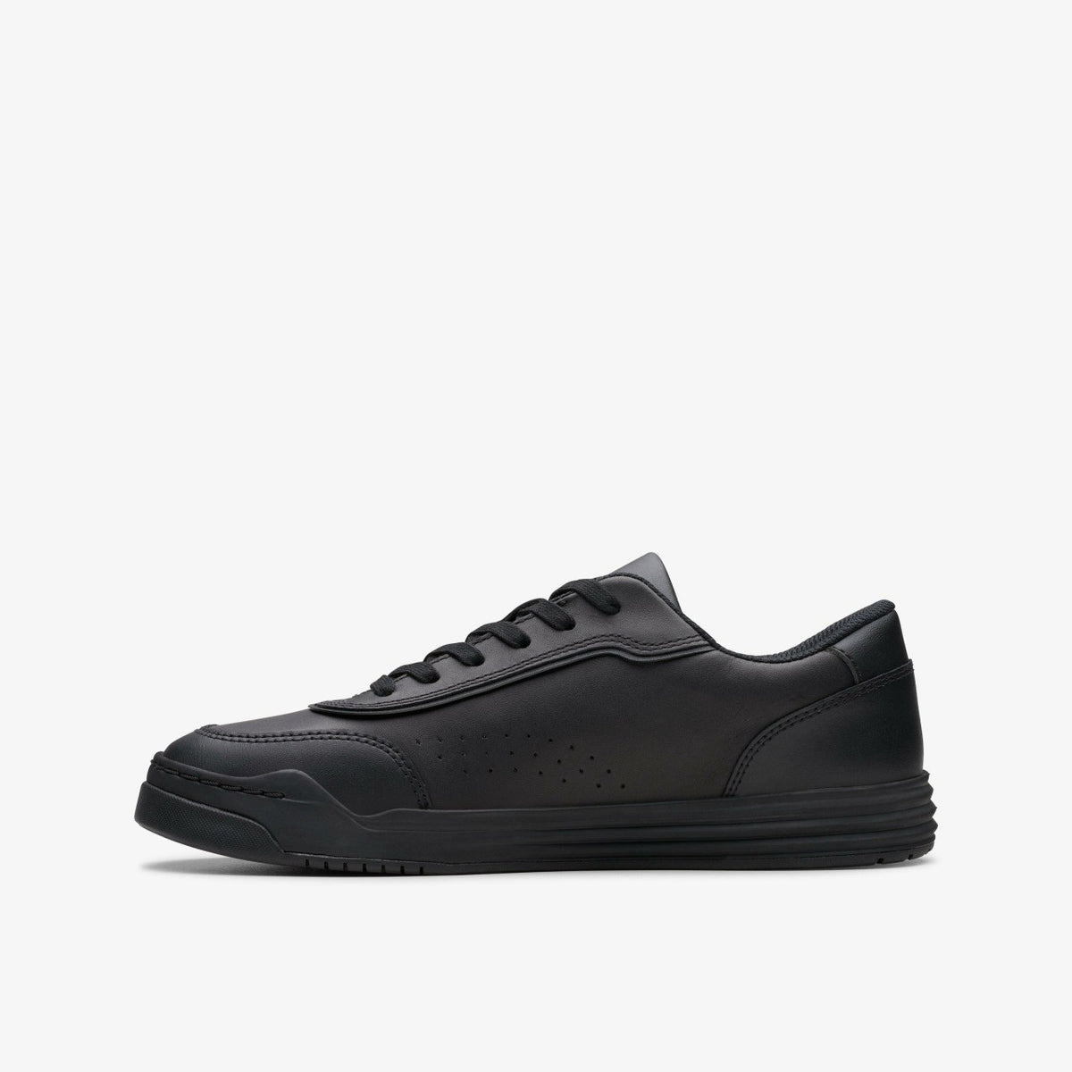 Urban Solo Older Black Leather - Clarks Kids