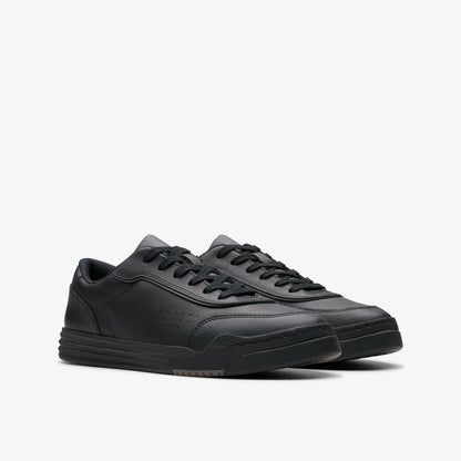Urban Solo Older Black Leather - Clarks Kids