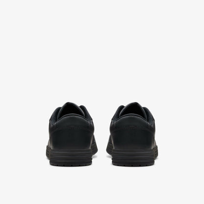 Urban Solo Older Black Leather - Clarks Kids
