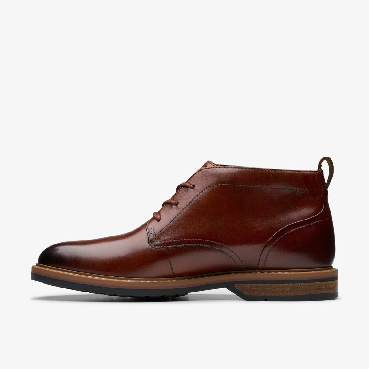 Aldwin Chukka Mid Tan Leather - Clarks Men