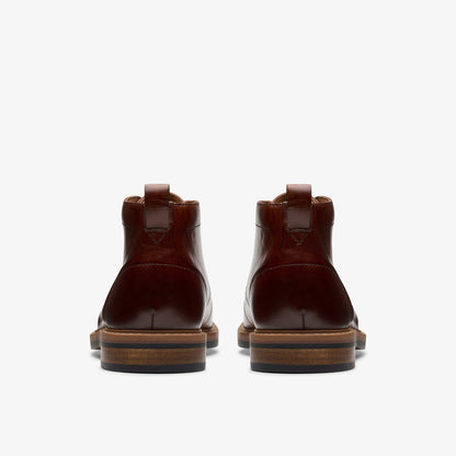 Aldwin Chukka Mid Tan Leather - Clarks Men