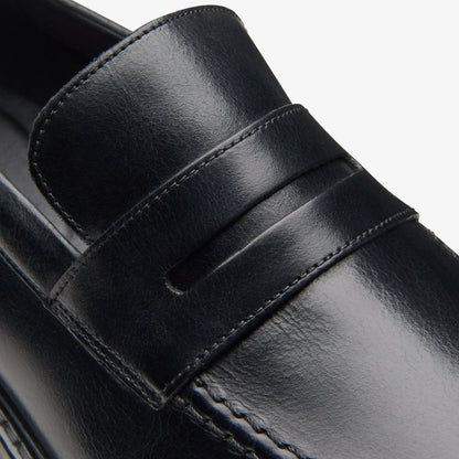 Aldwin Step Loafer Black Leather - Clarks Men