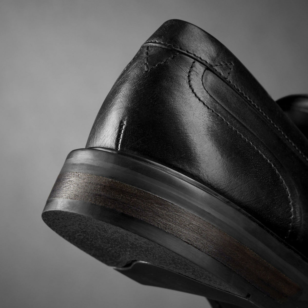 Aldwin Step Loafer Black Leather - Clarks Men