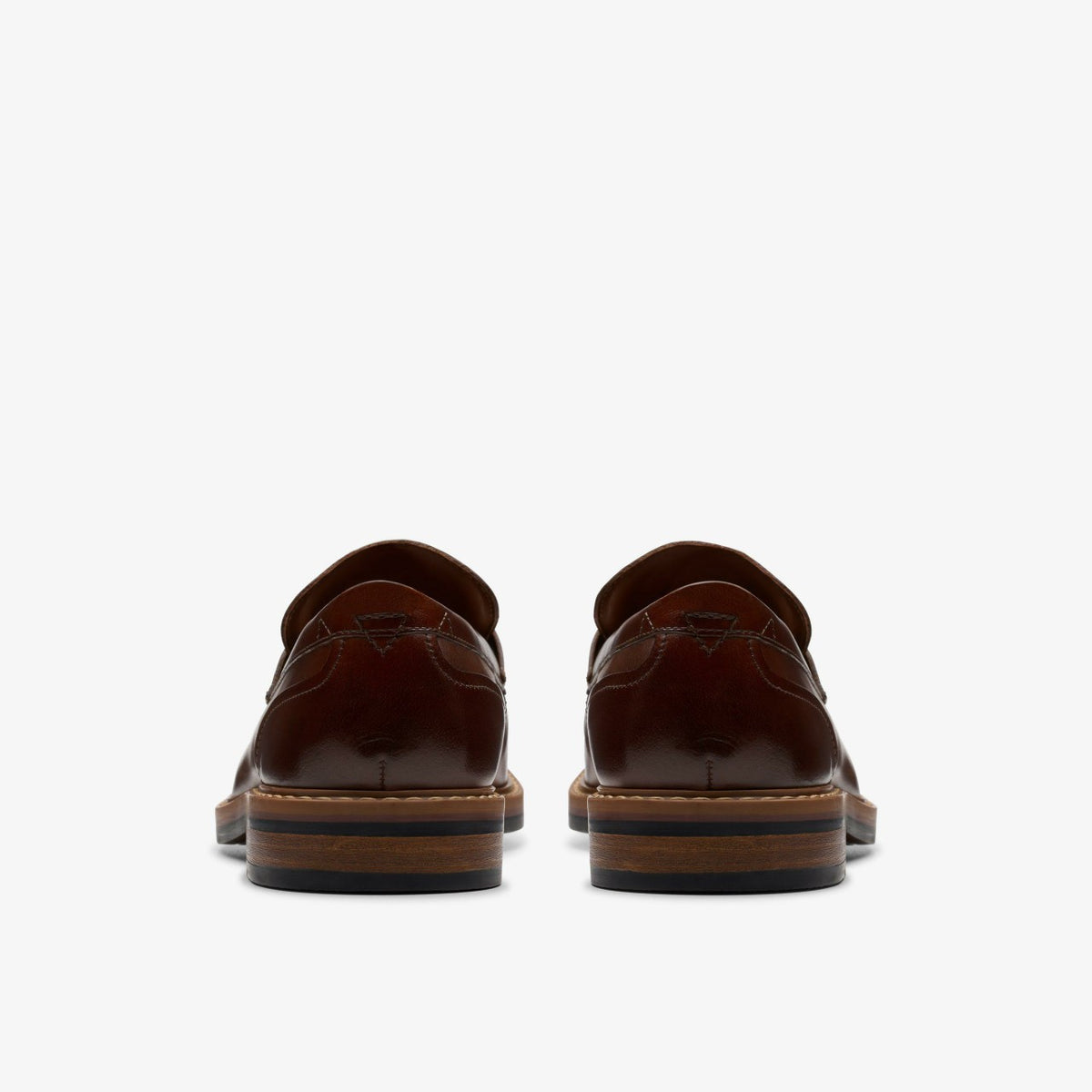 Aldwin Step Loafer Mid Tan Leather - Clarks Men