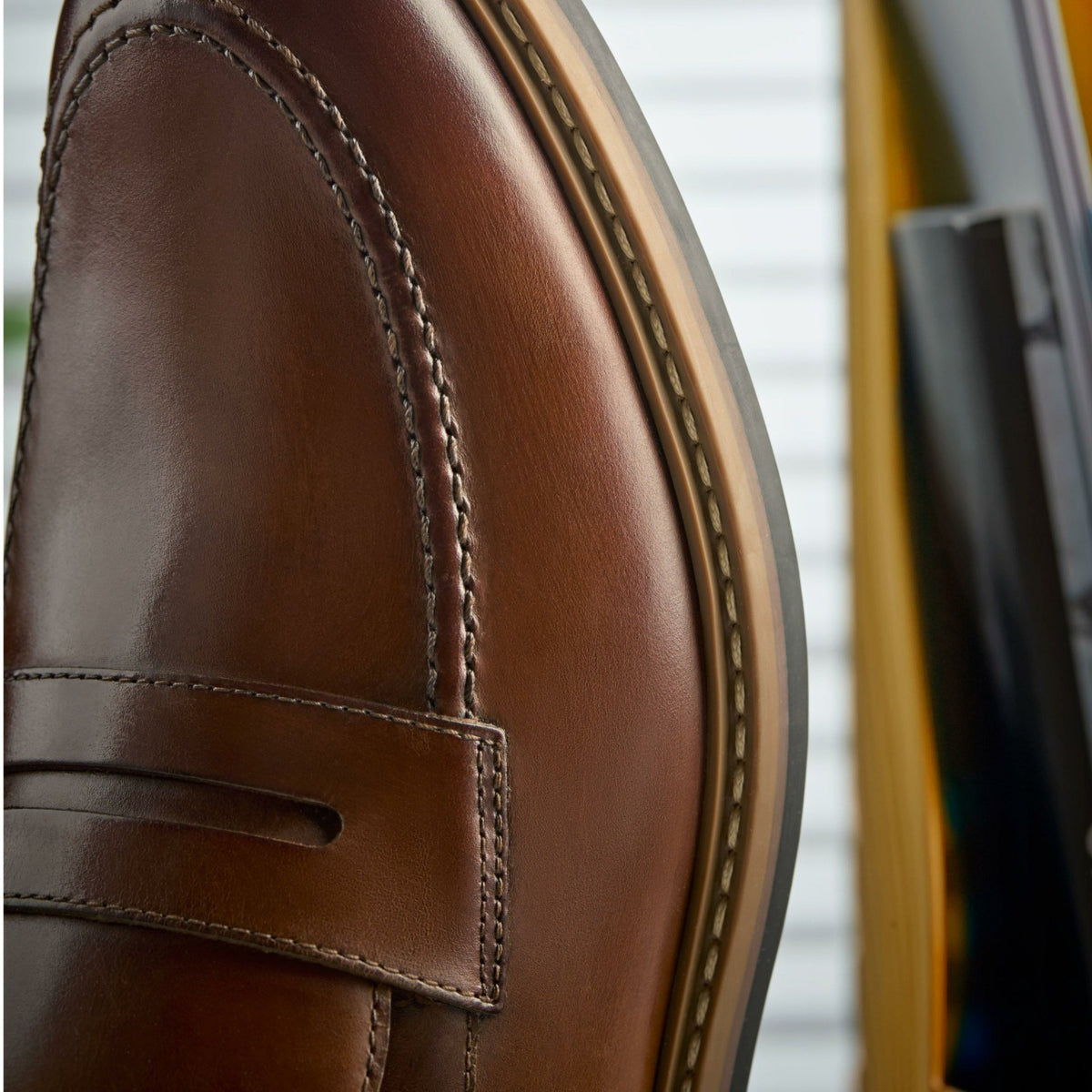 Aldwin Step Loafer Mid Tan Leather - Clarks Men