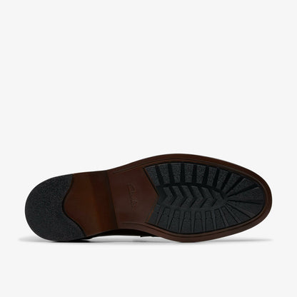Aldwin Step Loafer Mid Tan Leather - Clarks Men