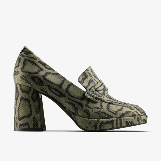 Martine Rose Loafer 2 Green Textile - Clarks Women