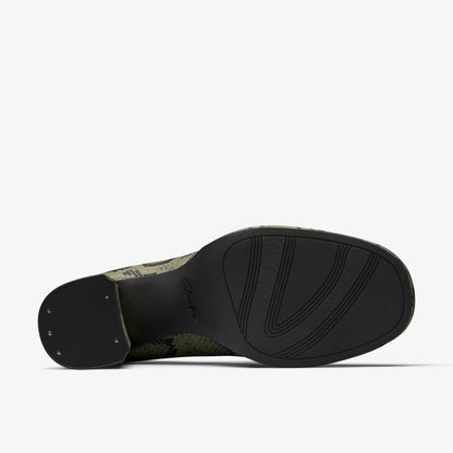 Martine Rose Loafer 2 Green Textile - Clarks Women
