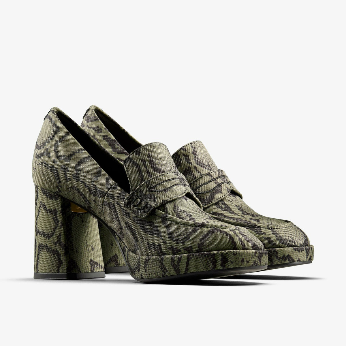 Martine Rose Loafer 2 Green Textile - Clarks Women