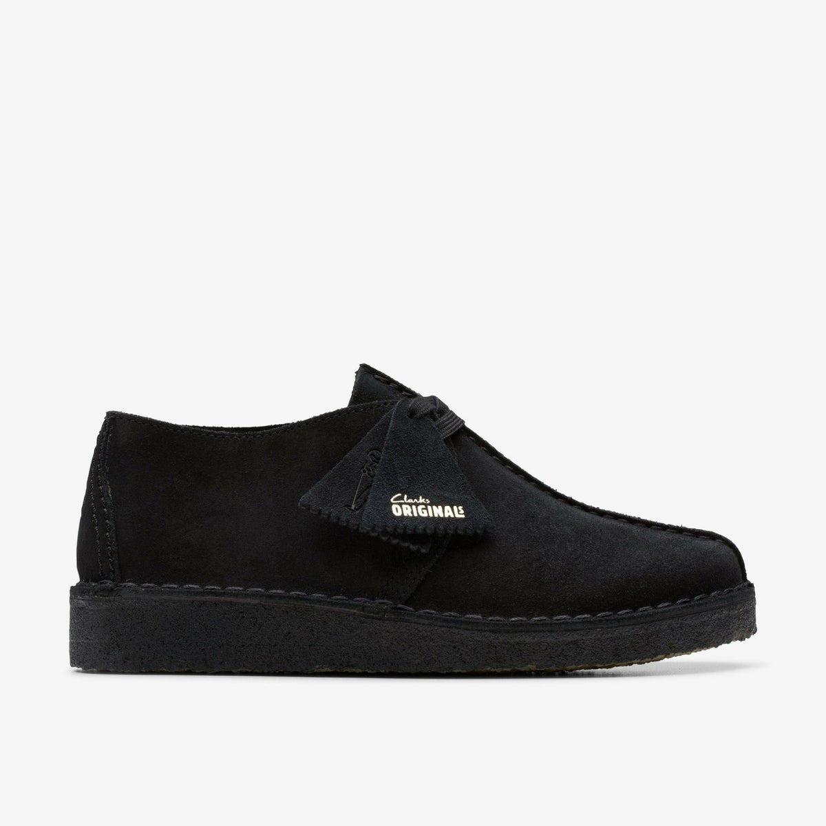 Desert Trek Black Suede - Clarks Women