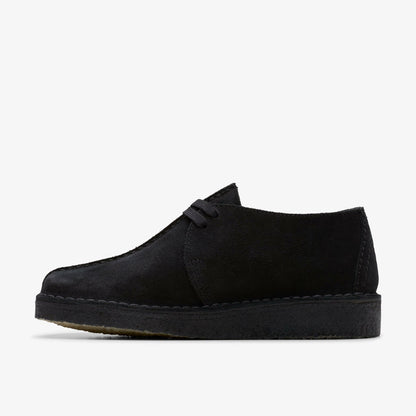 Desert Trek Black Suede - Clarks Women