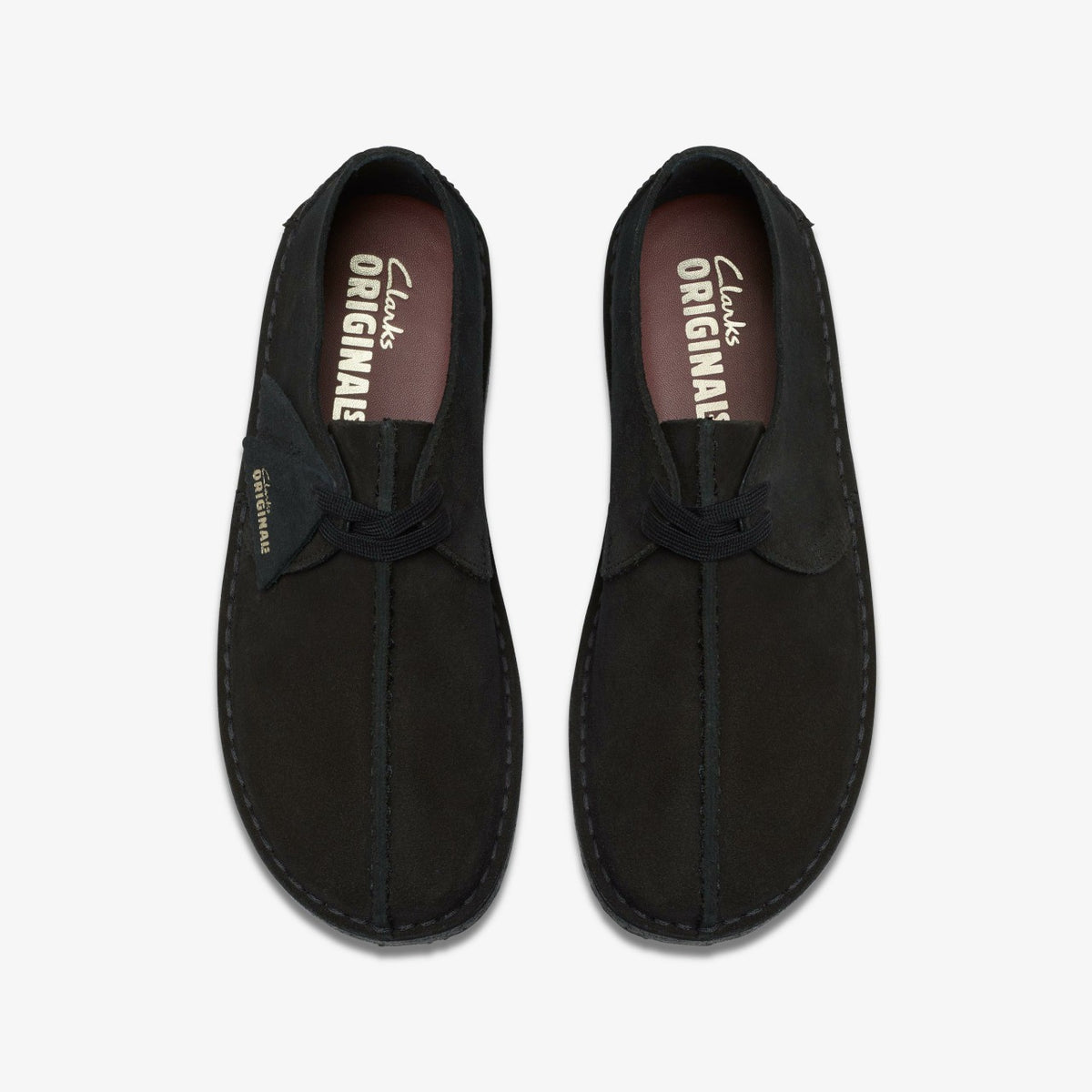 Desert Trek Black Suede - Clarks Women