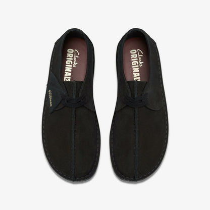 Desert Trek Black Suede - Clarks Women