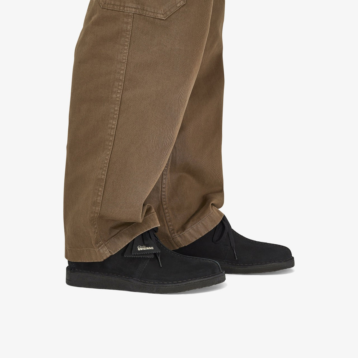 Desert Trek Black Suede - Clarks Men