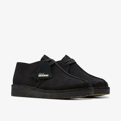 Desert Trek Black Suede - Clarks Men