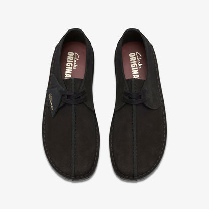 Desert Trek Black Suede - Clarks Men