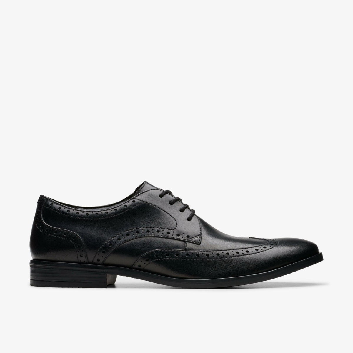 Brandon Limit Brogue Black Leather - Clarks Men