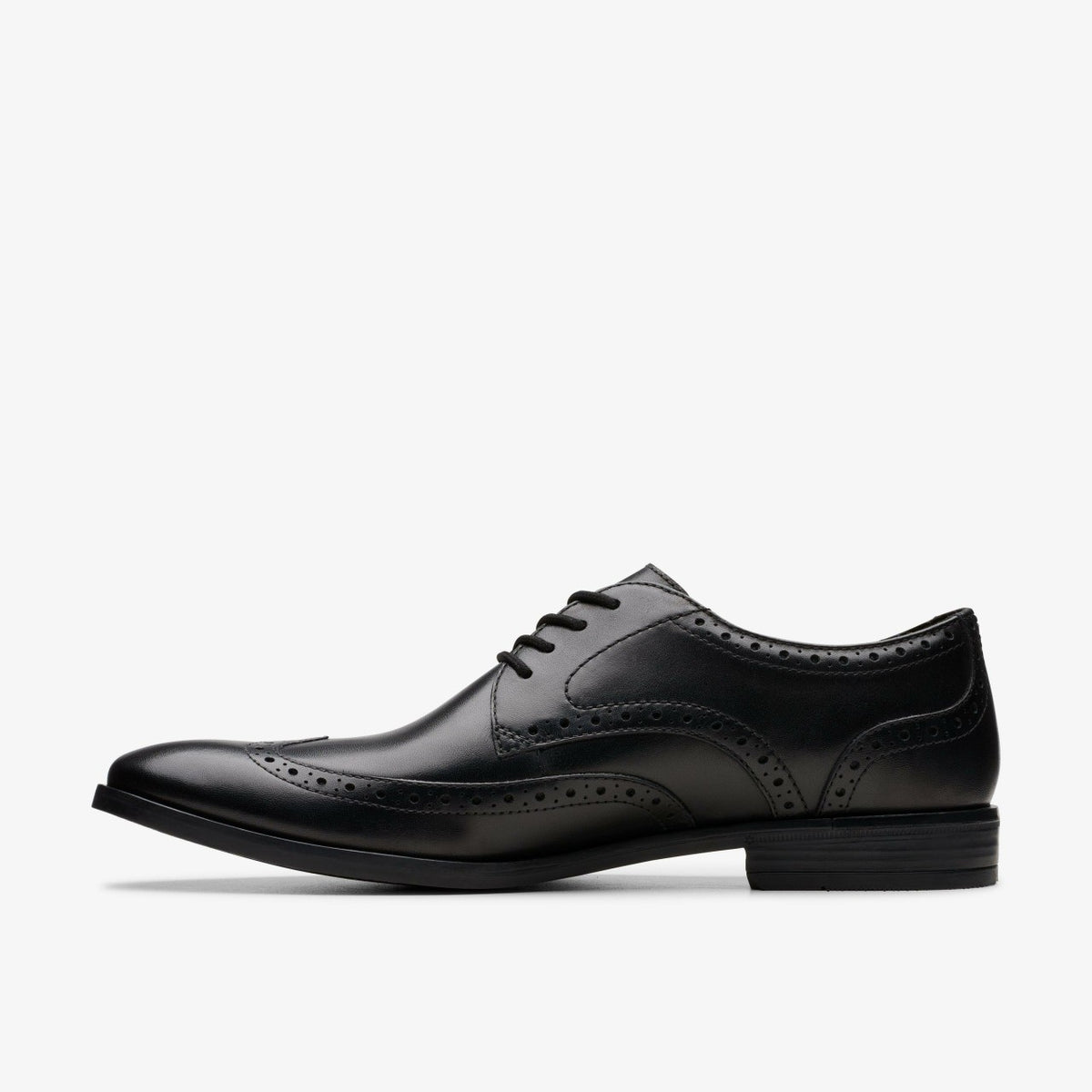 Brandon Limit Brogue Black Leather - Clarks Men