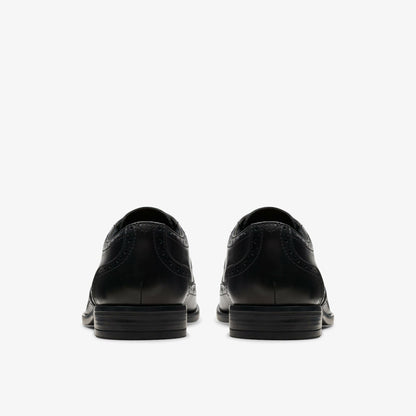 Brandon Limit Brogue Black Leather - Clarks Men